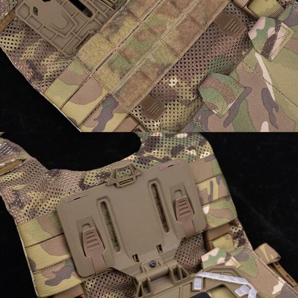 Navigation Board Chest Mount Foldable Tactical Vest Chest Rig Phone Holder1 Pack - Picture 2 of 10